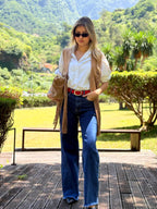 Calças de Ganga Wide Leg
