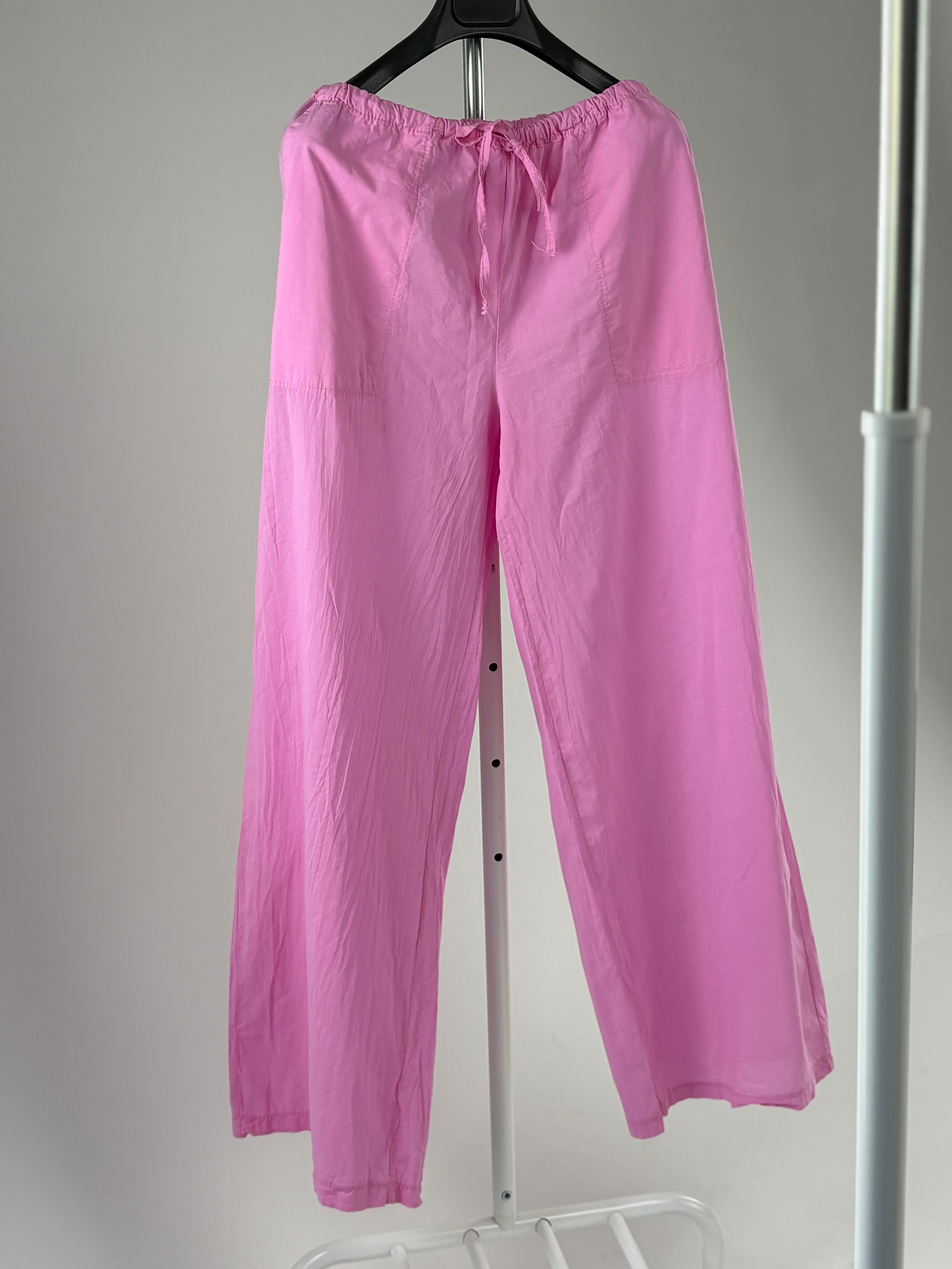 Calças Soft Structure em Rosa Chiclete